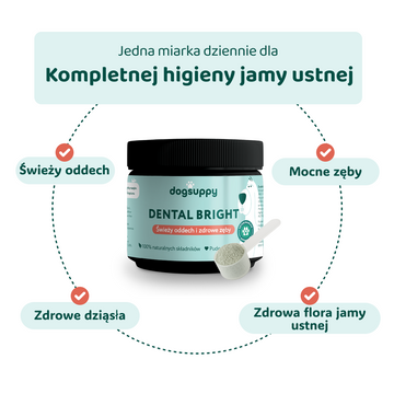 Dental Bright | 100% naturalny | 60 miarek | 90g